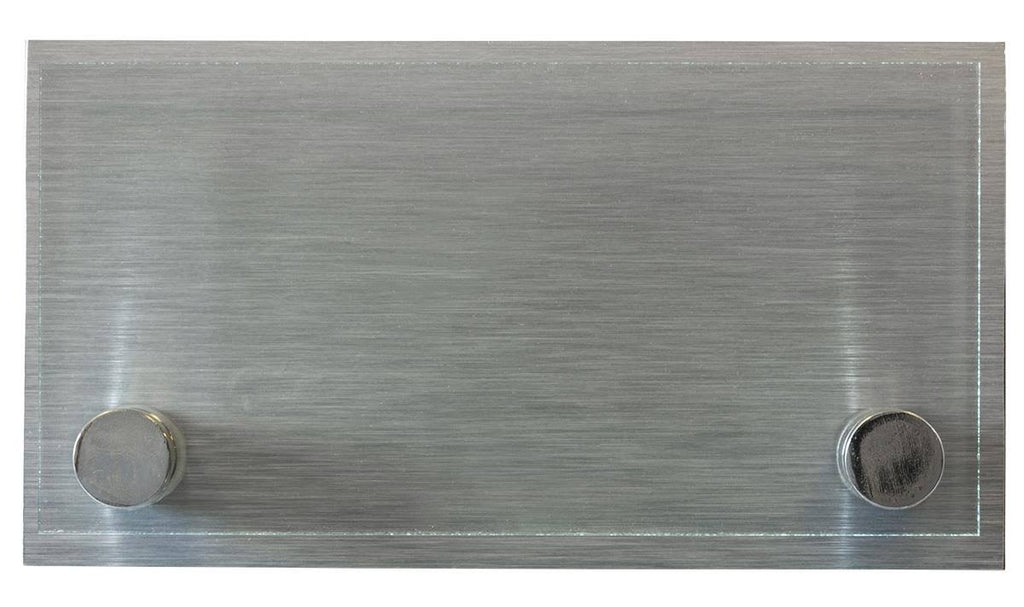 Office Door Sign with Brushed Formica Backing and Mounting Hardware R5824