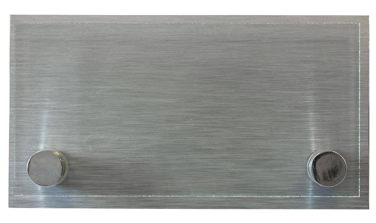 Office Door Sign with Brushed Formica Backing and Mounting Hardware R5824