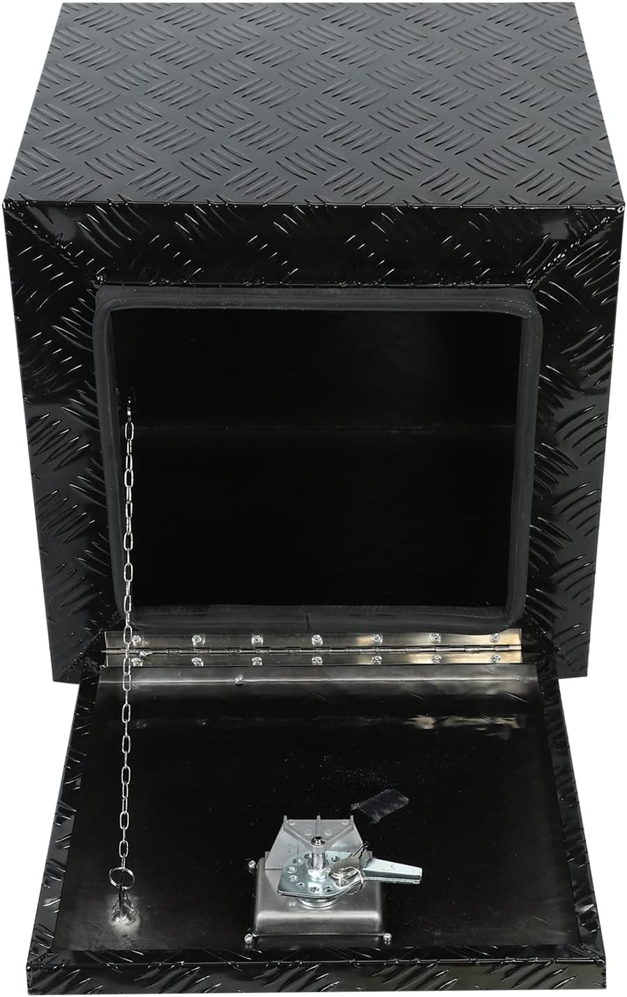 Black Aluminum 5 Bar Tread Tool Box S89478
