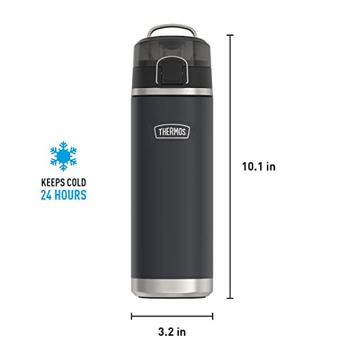24 Ounce Vacuum Insulated Stainless Steel Water Bottle with Lid B9398