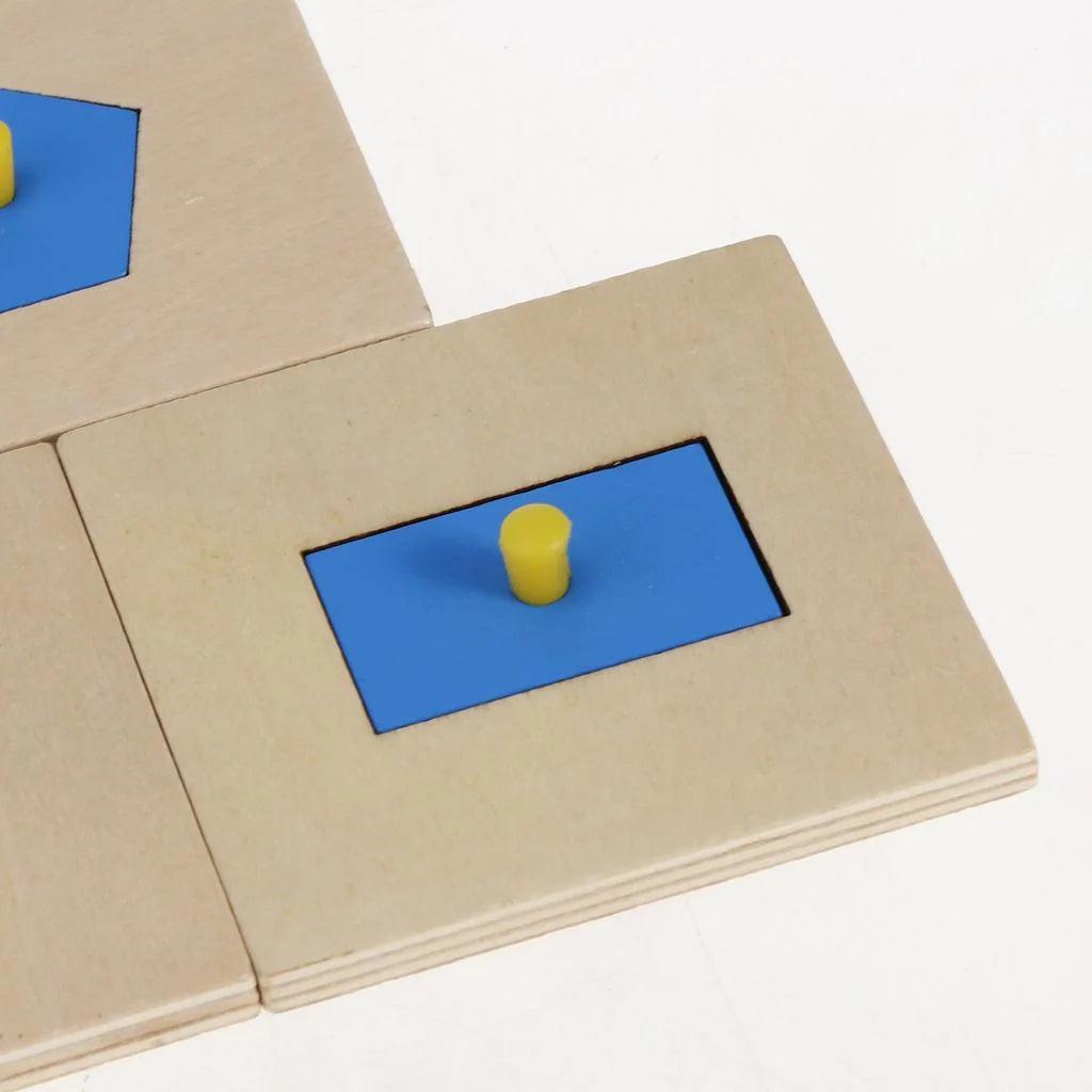 10 Pc Montessori Shapes Sorting Puzzle J411