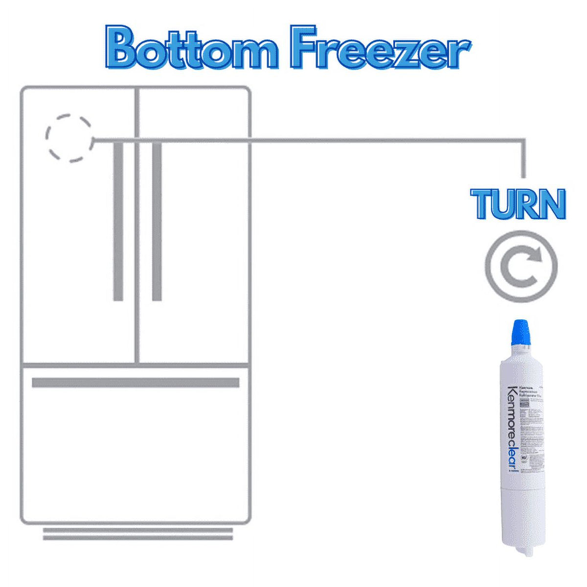 4 Pack Refrigerator Water Filter O9946