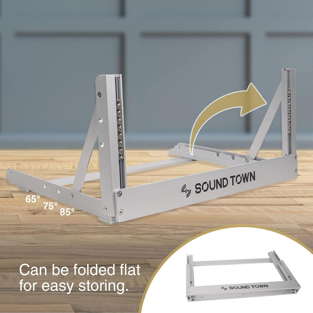 6U Aluminum Desktop Open-Frame Rack I11298
