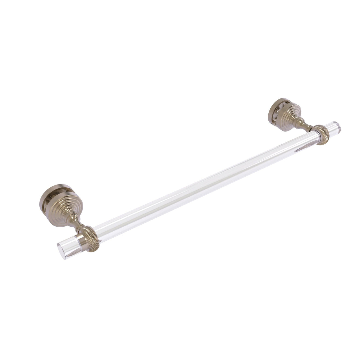 Antique Pewter 18 inch Shower Door Towel Bar F242