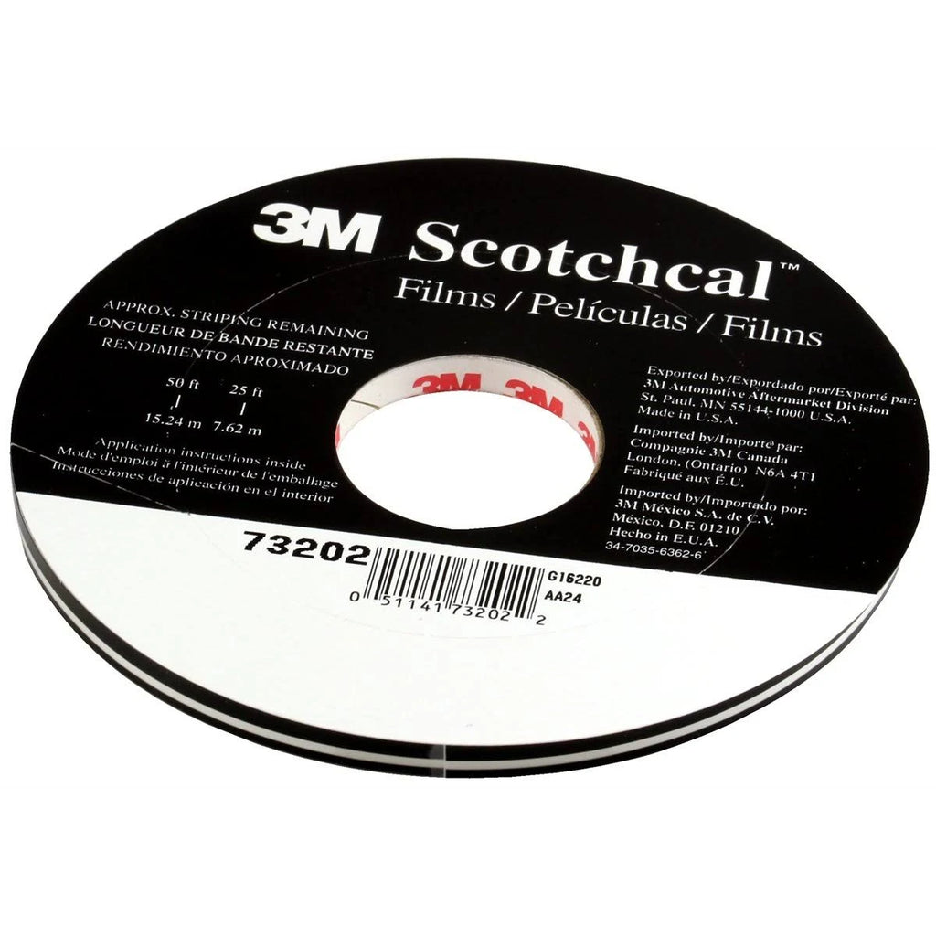1/4x22 x 150& Black Striping Tape M291