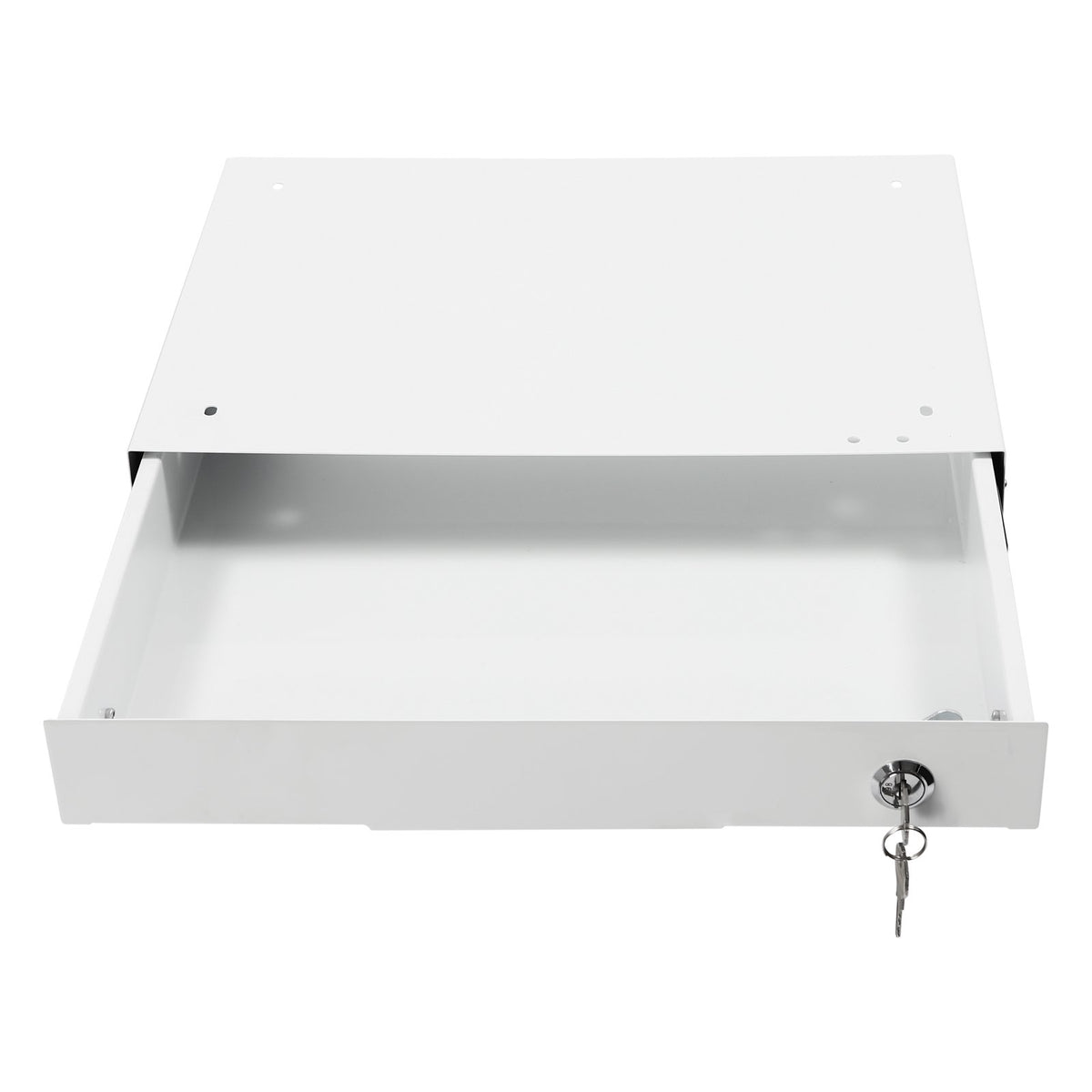Under Desk Mounted Sliding Pull-out Drawer Storage Organizer N73483