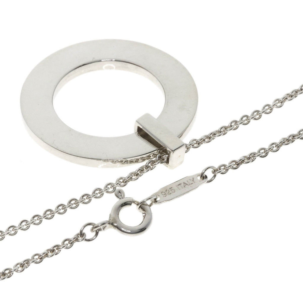 Silver Circle Necklace N606613