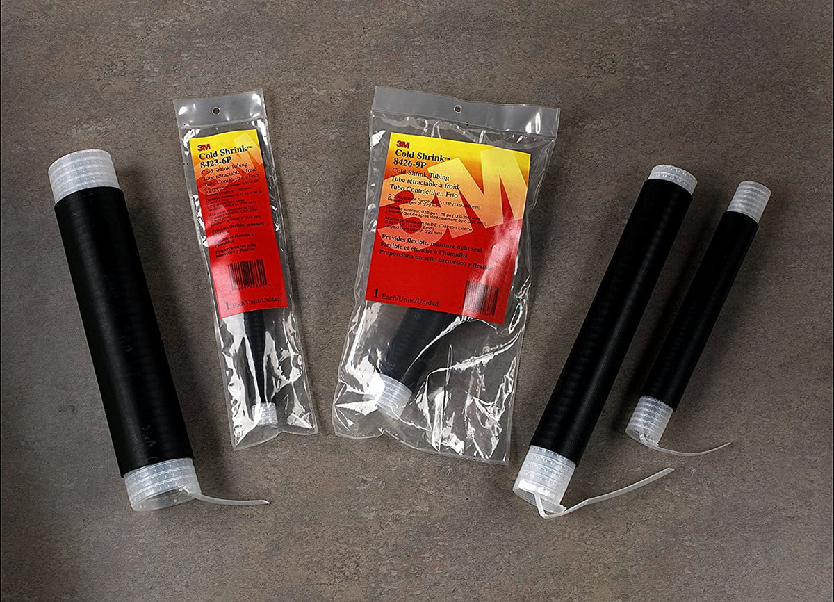 3m Cold Shrink Insulator, 11 in, Blk, PK10 C48237