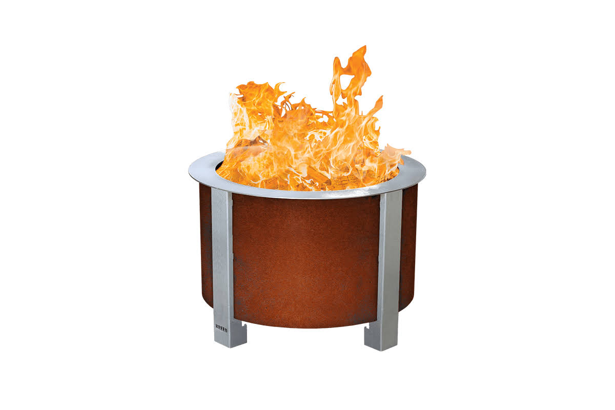 Stainless Steel Smokeless Fire Pit with SearPlate Rim A62203