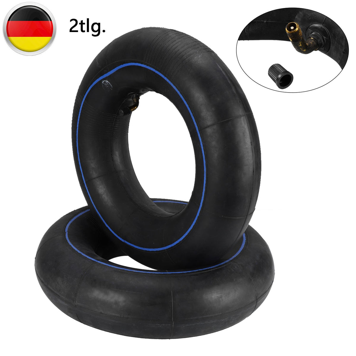 13x5.00-6 Bent Valve Tire Inner Tube B41720