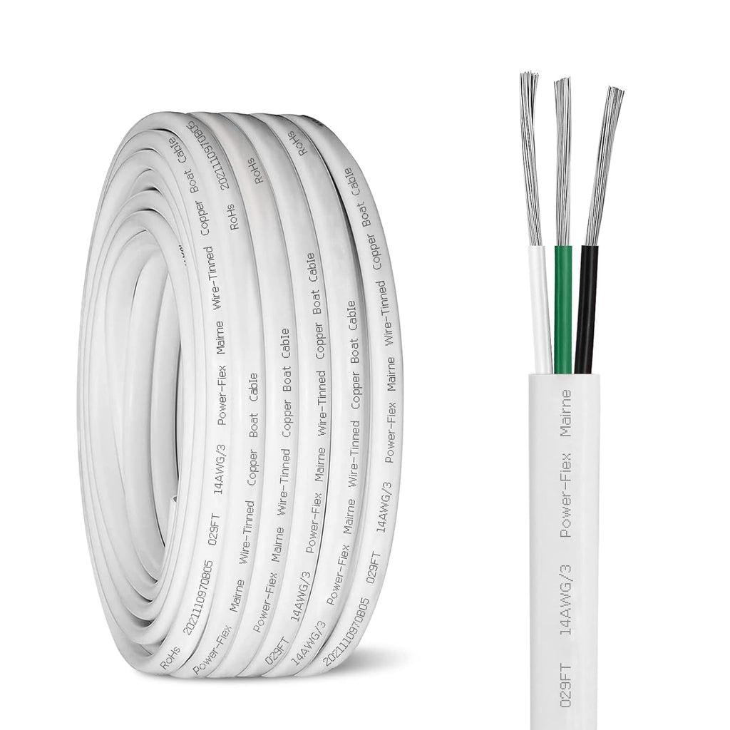 14 Gauge 50Ft Tinned Copper Marine Wire J543930