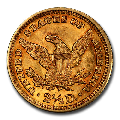 $2.50 Liberty Gold Quarter Eagle MS-63 N30228