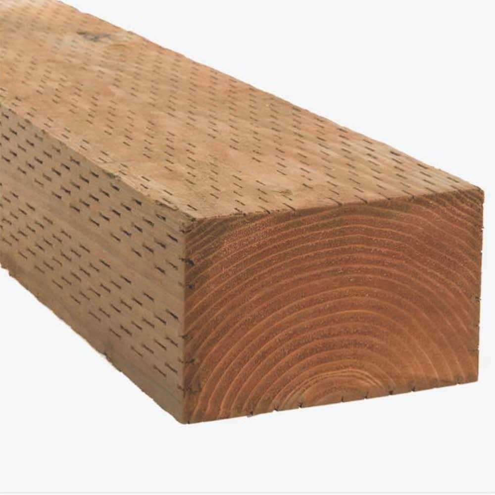 4-in x 6-in Hem Fir Ground Contact Pressure Treated Lumber V93124