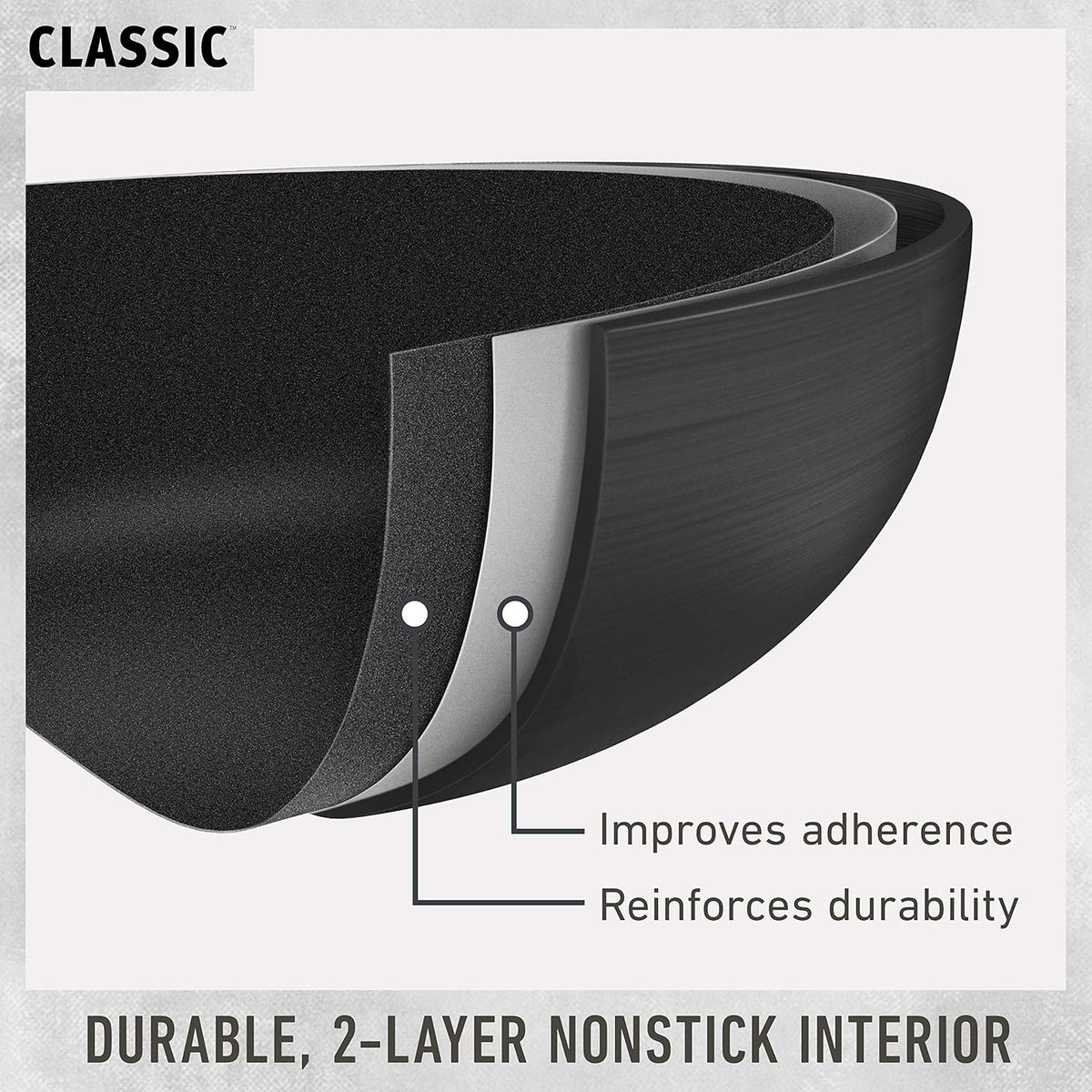 12-Inch Grey Nonstick All Purpose Pan with Cover X6856