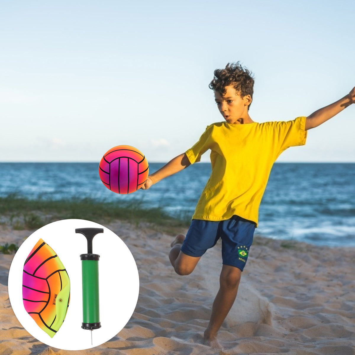 1 Set/4pcs Kids PVC Inflatable Ball Toy U527839