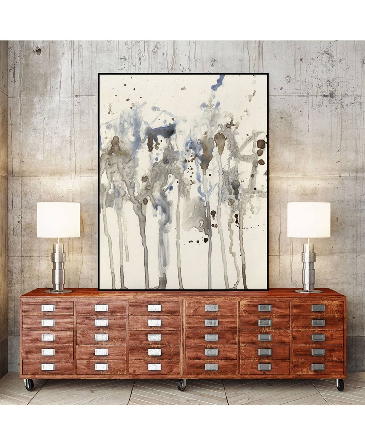 40x22 x 30x22 Framed Canvas H720