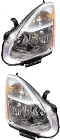 For Nissan Rogue Headlight 2009 2010 Pair Halogen P4849