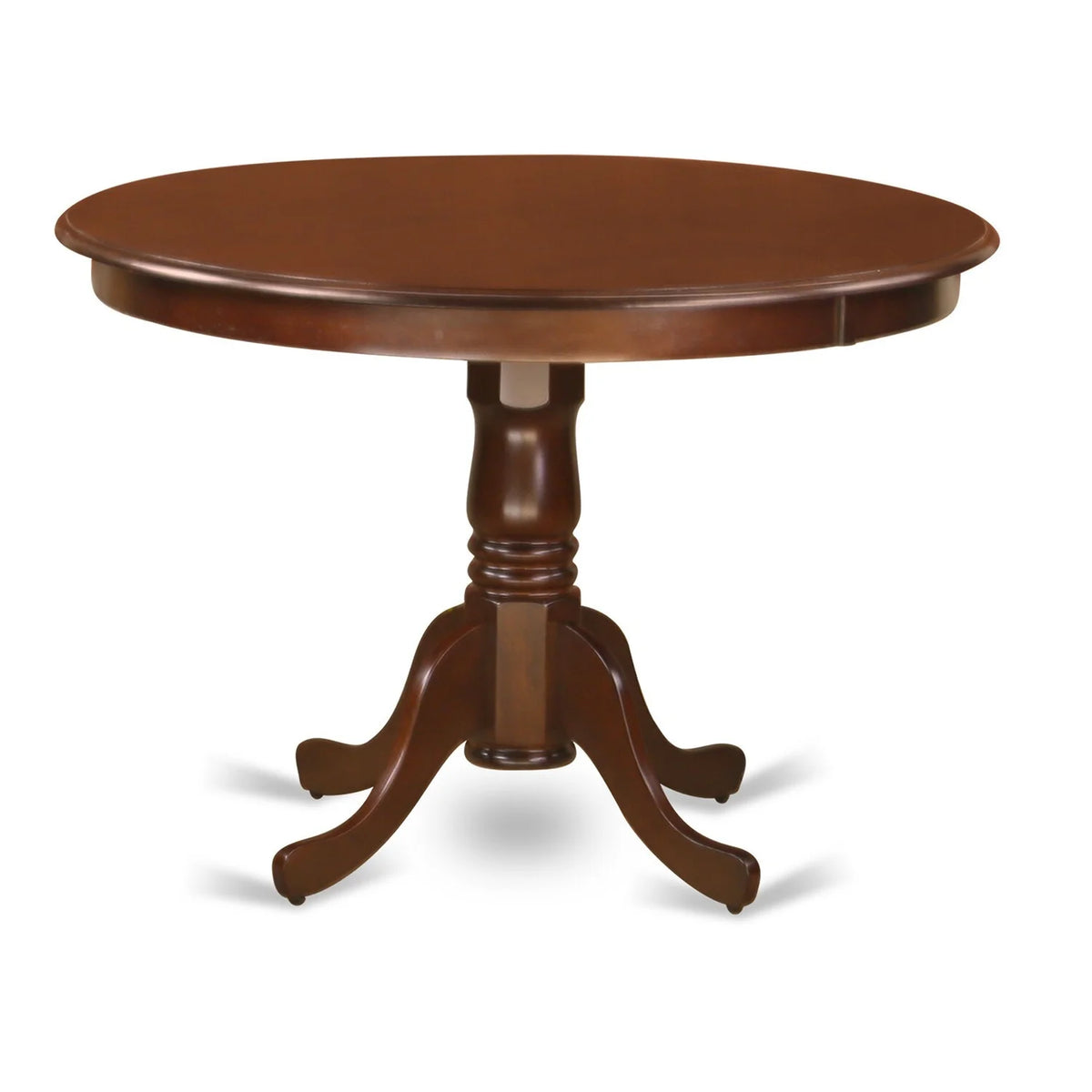 5-piece Wood Dining Table and Chair Set in Mahogany U501745