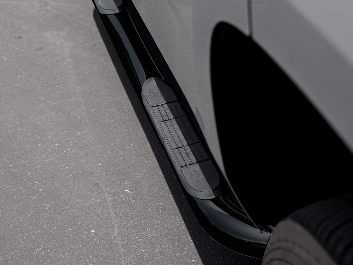 Black Side Step Bars for Ford Super Duty F-350 Regular Cab V7835