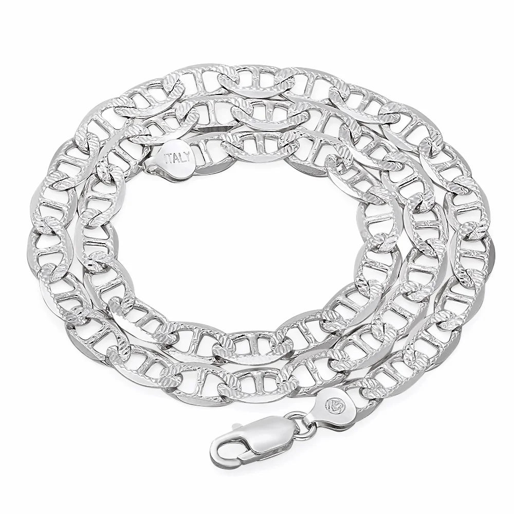 18 inches Sterling Silver Choker Chain Necklace B461827
