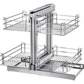 Swing Left Blind Corner Cabinet Pull Out 2 Tier Tray Soft Close E535280