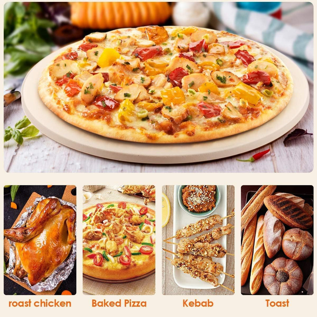 12 Inch Ceramic Pizza Stone T671601