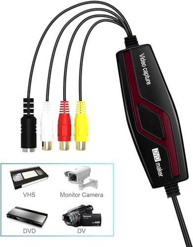 Video Capture Card, USB2.0 Video Capture Device, RCA to USB Converter X964489