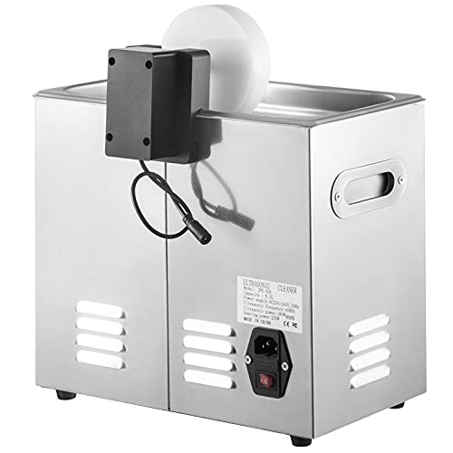 6L 40kHz Ultrasonic Vinyl Record Cleaner with Stainless Steel Tank T495215
