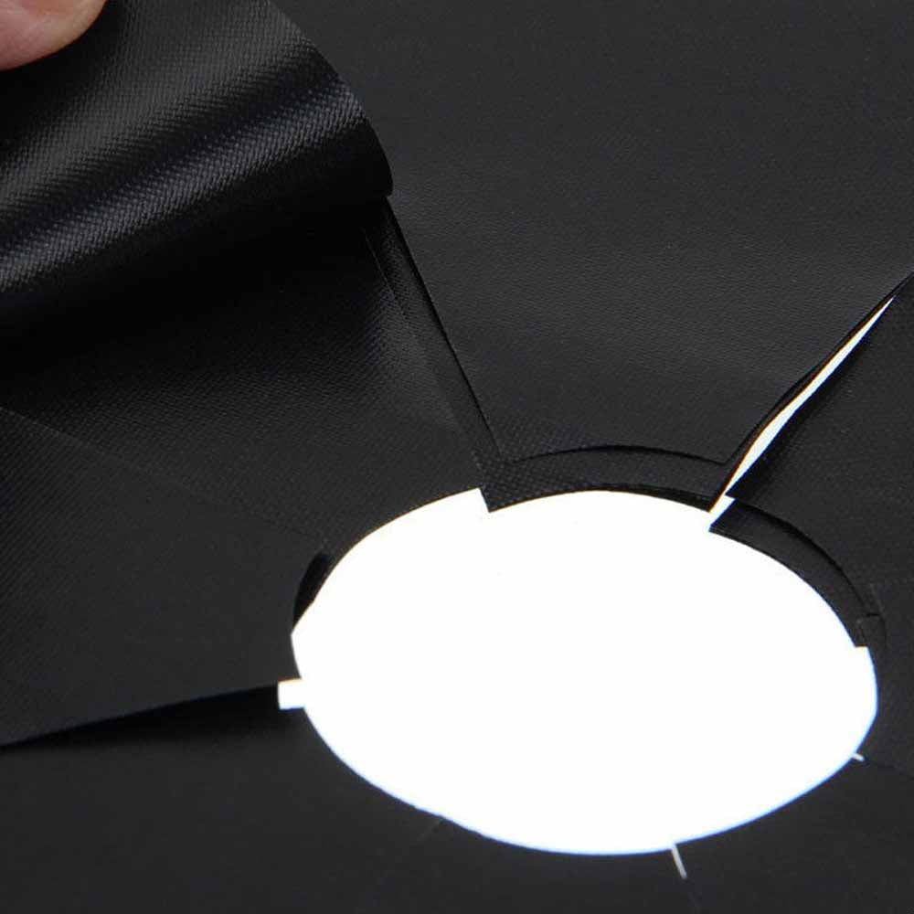 16 PCS Double Thickness Heat Resistant Stove Top Covers Black O382