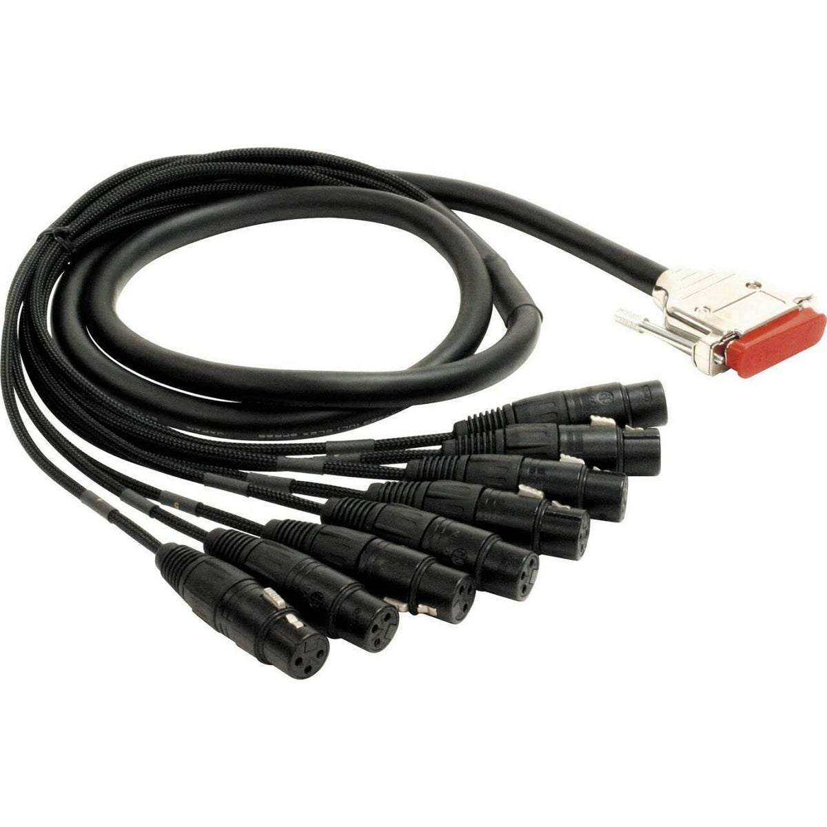 8 Channel DB25-XLR Female Snake Cable 20 ft. A6251