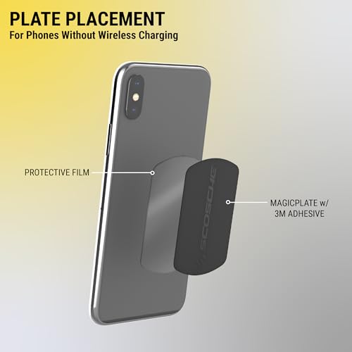 Replacement Plate Kit for Magnetic Car Phone Mount Holder, Metal Plates, Pack of 2 Z626