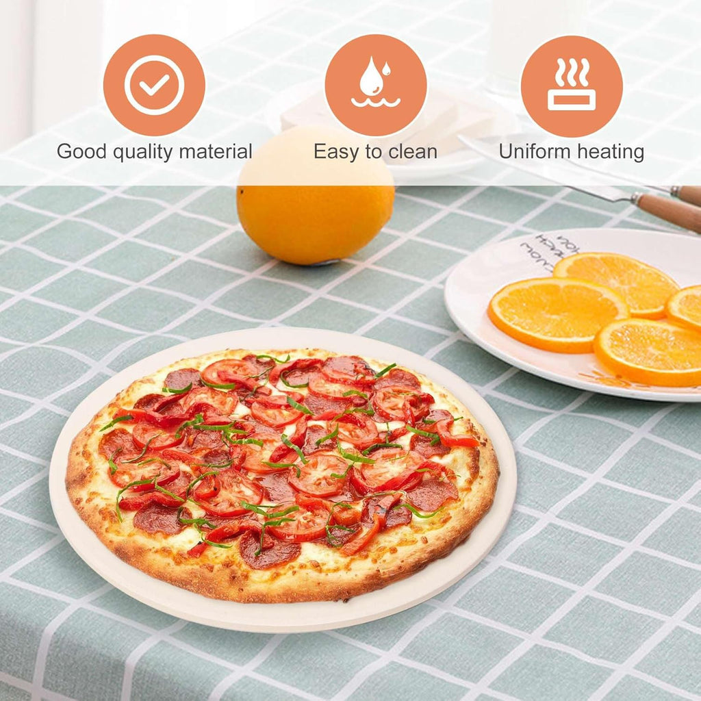 12 Inch Ceramic Pizza Stone T671601