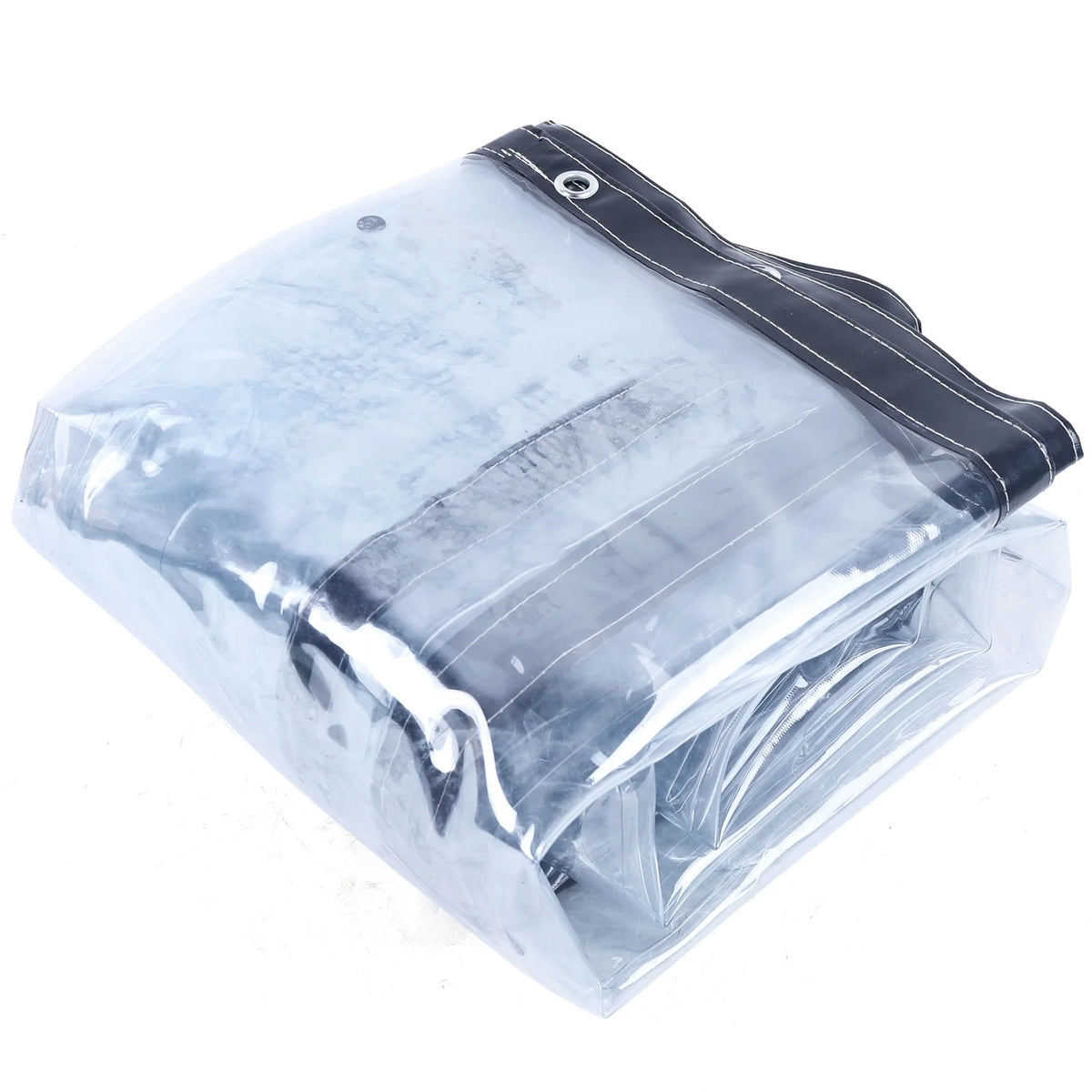 0.5mm Black PVC Clear Awning Canopy D4069