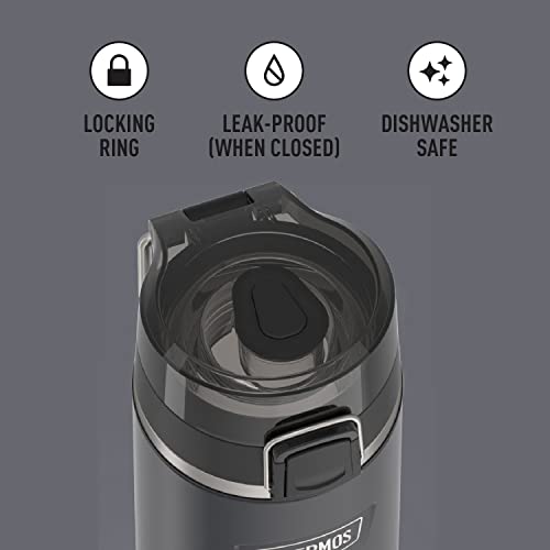 24 Ounce Vacuum Insulated Stainless Steel Water Bottle with Lid B9398