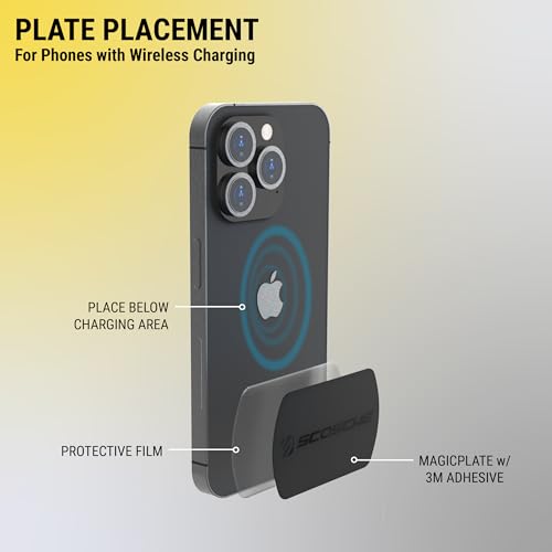 Replacement Plate Kit for Magnetic Car Phone Mount Holder, Metal Plates, Pack of 2 Z626