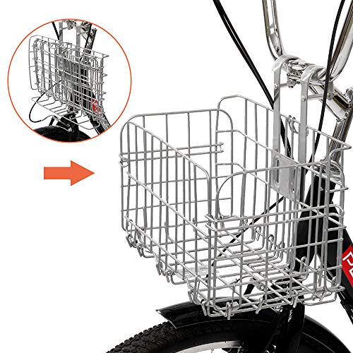 Adult Tricycle 7 Speed 24/26 Inch 3 Wheel Trike with Folding Front & Rear Basket R34916