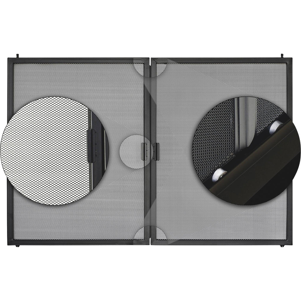 Small Glass Fireplace Doors K977