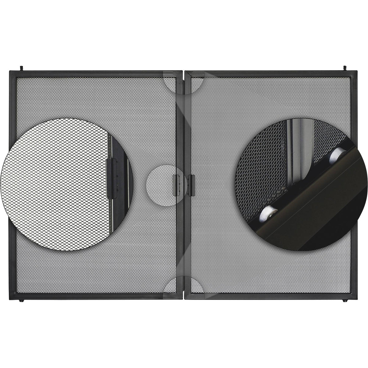 Small Glass Fireplace Doors K977
