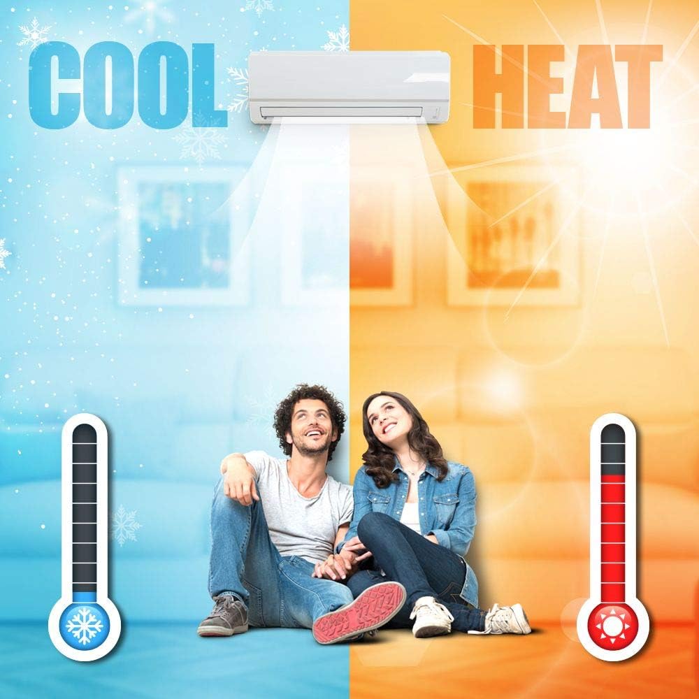 36,000 BTU Tri-Zone Wall Mount Mini Split Air Conditioner Heat Pump 208-230V U8990