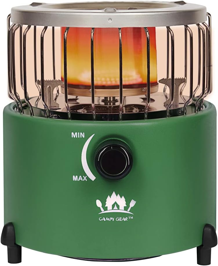 2 in 1 Portable Propane Heater & Stove, Navy Blue S4194