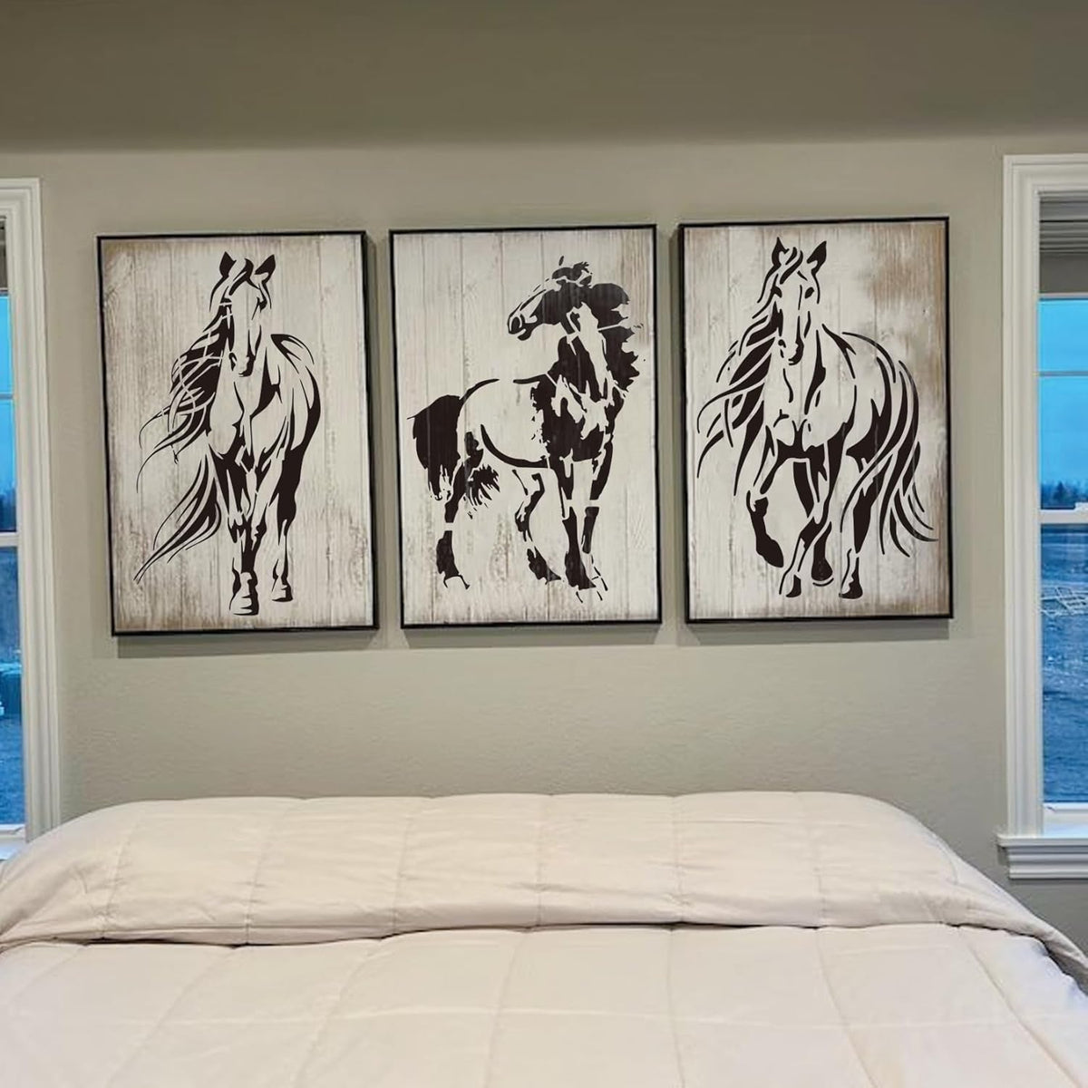 Reusable Horse Stencils for Painting K95460