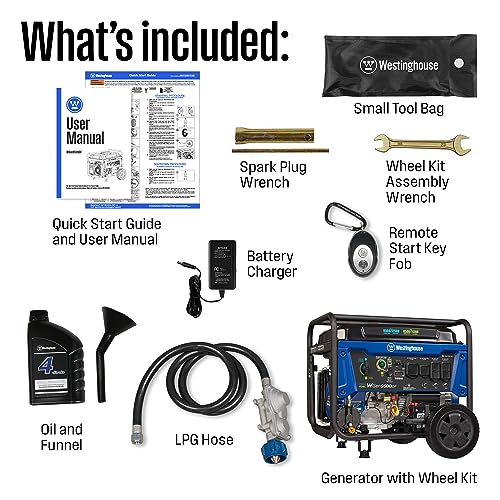12500 Watt Dual Fuel Portable Generator W9935