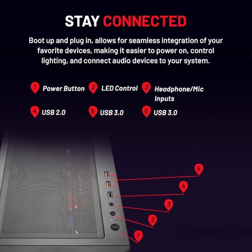 AMD Ryzen 7 5700X 3.4 GHz NVIDIA RTX 4070 1TB NVME SSD 16GB DDR4 RAM 3200 750W Gold PSU 240mm AIO 11AC Wi-Fi Windows 11 Home 64-bit Gaming PC Desktop V104755