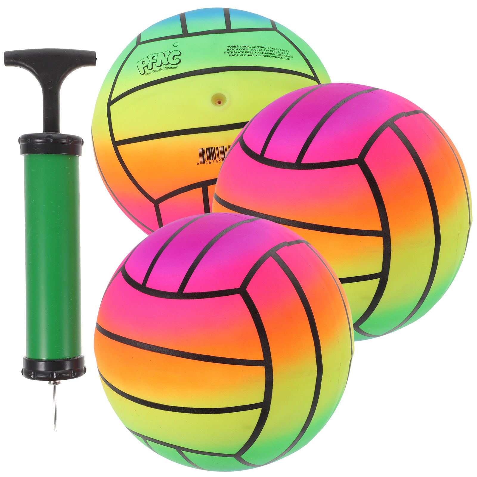 1 Set/4pcs Kids PVC Inflatable Ball Toy U527839