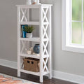 White Antique Pine Bookcase L21046