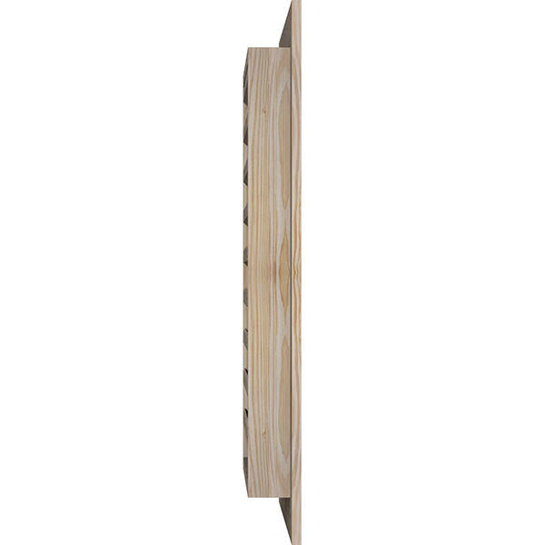 16-in W x 16-in H Vertical Gable Vent Unfinished Smooth Pine F600238