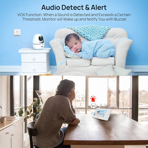 1080P Wireless Baby Monitor with Night Vision M6992