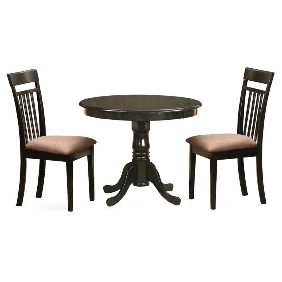 3 Piece Kitchen Table Set with 2 Dinette Chairs D819639