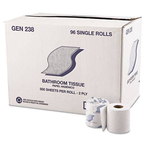2-Ply White Bath Tissue 96 Rolls E4269