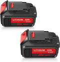 2 Packs 20V 6.0Ah Battery with LED Indicator Red S338